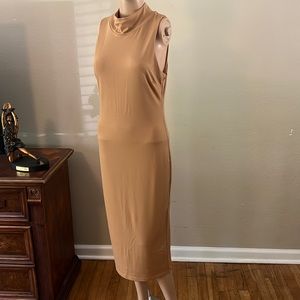 Camel Color Lulu’s Sleeveless Dress